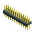 China 0.8 mm Pin Header Dual Row Straight Type Manufactory